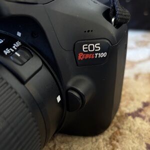 Canon EOS Rebel T100 Black Digital Camera
